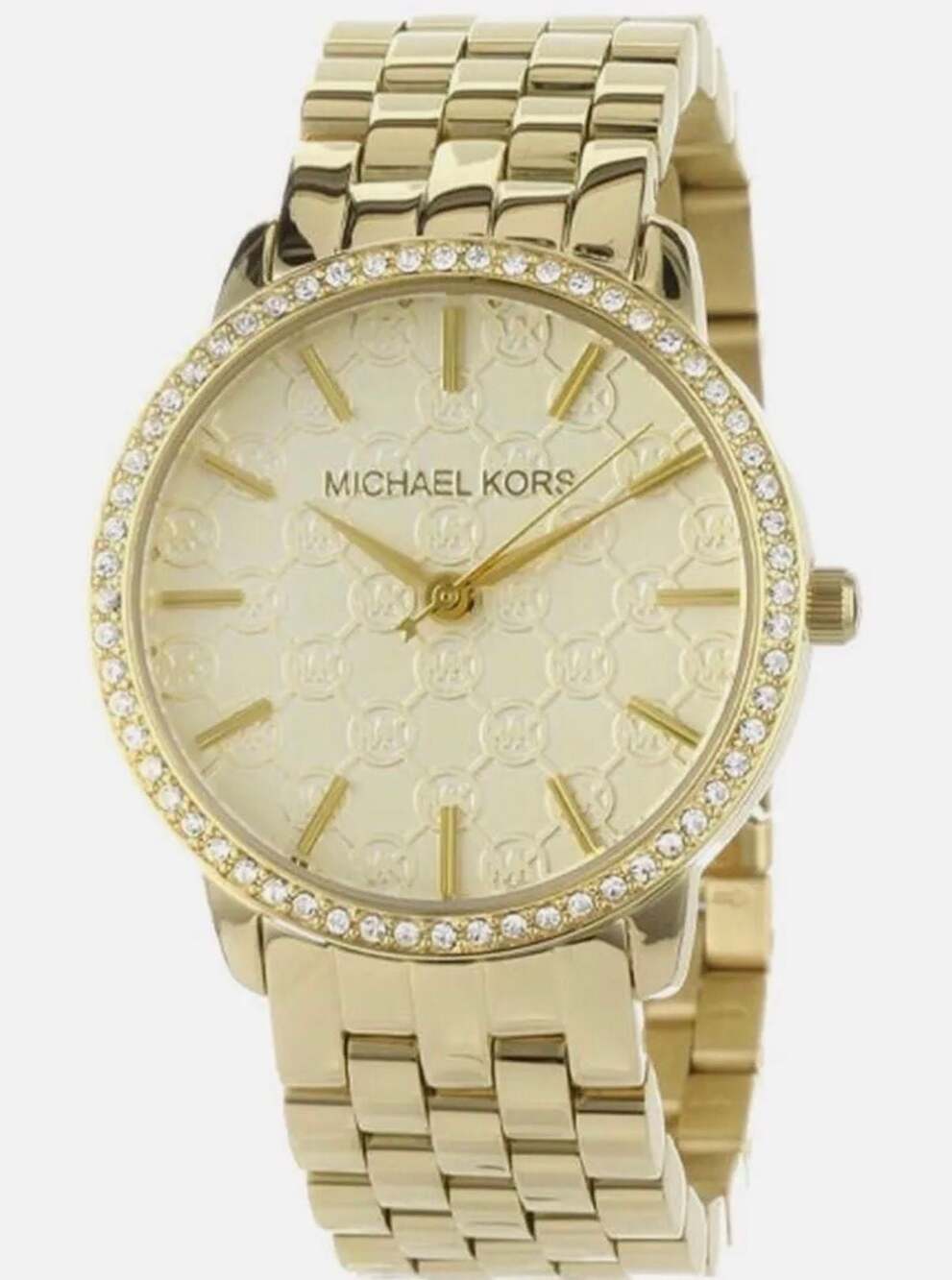 Michael Kors MK3120 Ritz Gold-Tone Stainless Steel Glitz Watch